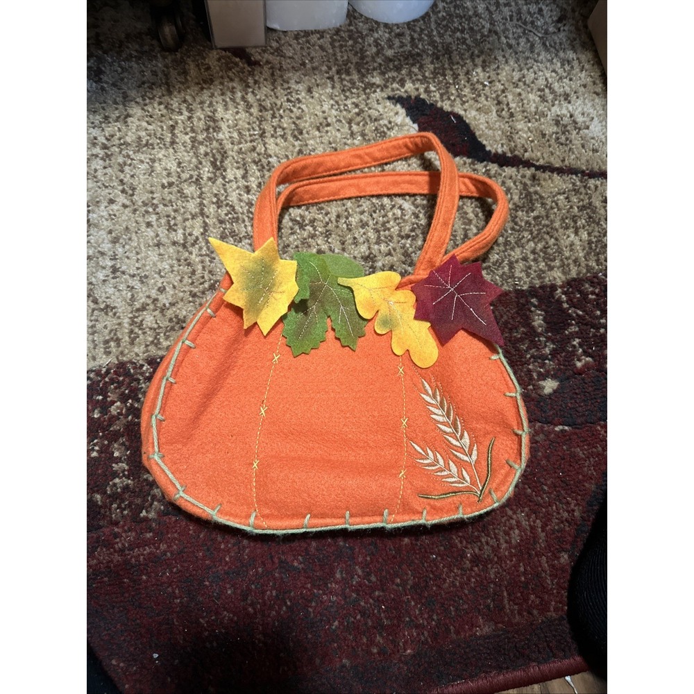 Small slim felted purse